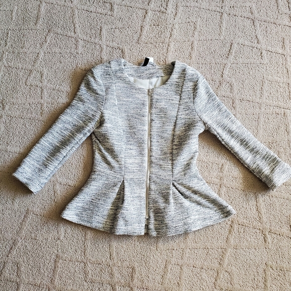 Gorgeous Tweed blazer zip top - Picture 1 of 2
